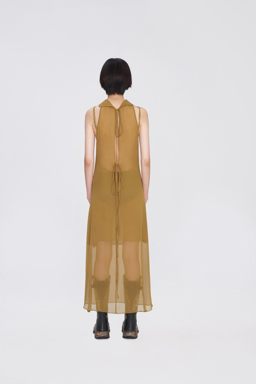Soft Layered-sheer Dress