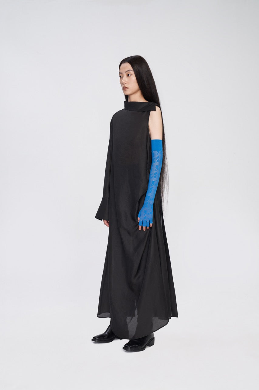 One-sleeve Shirt Dress