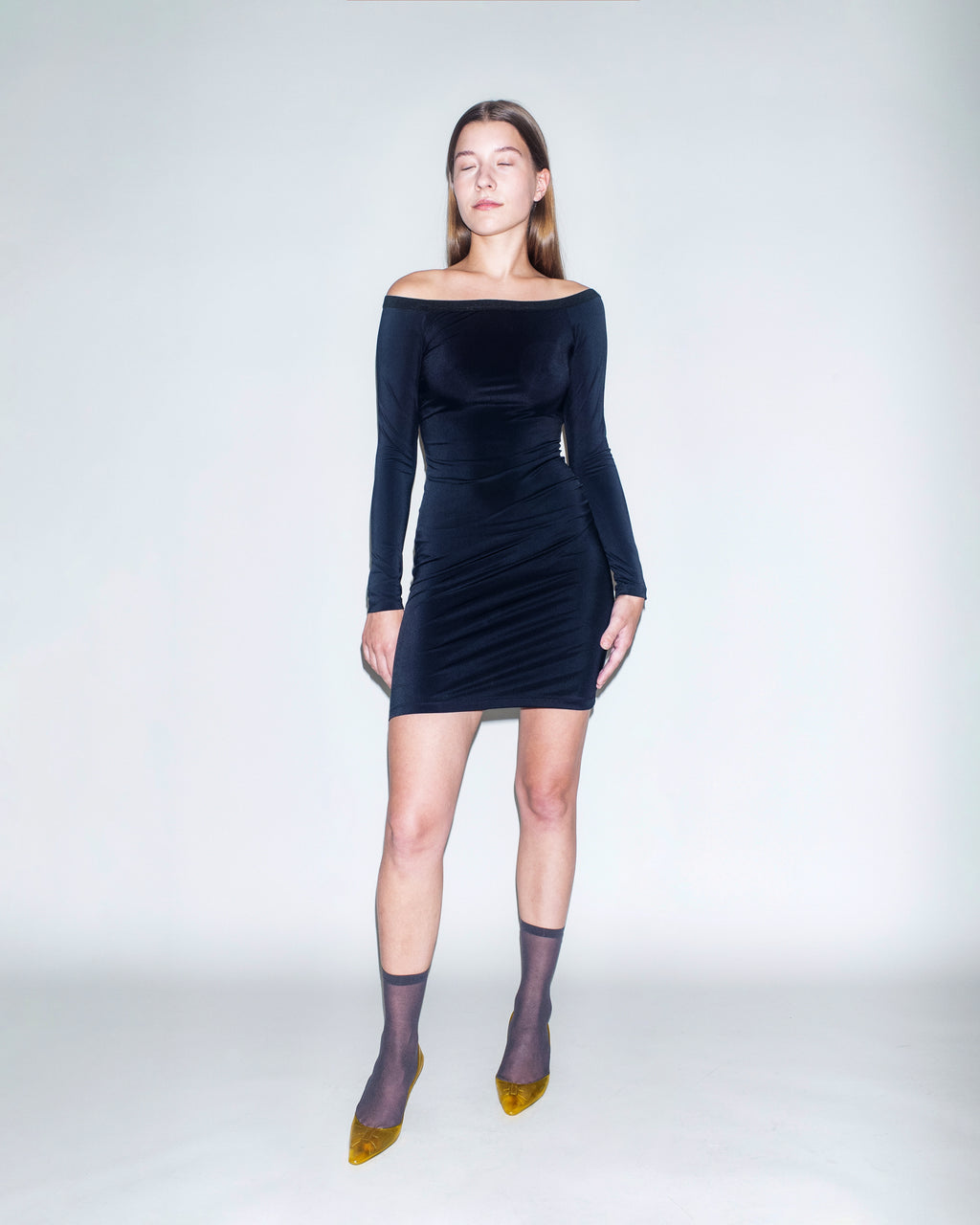 Open-back Web Dress