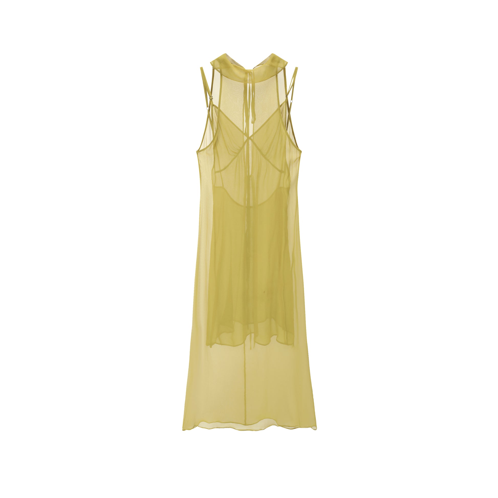 Soft Layered-sheer Dress