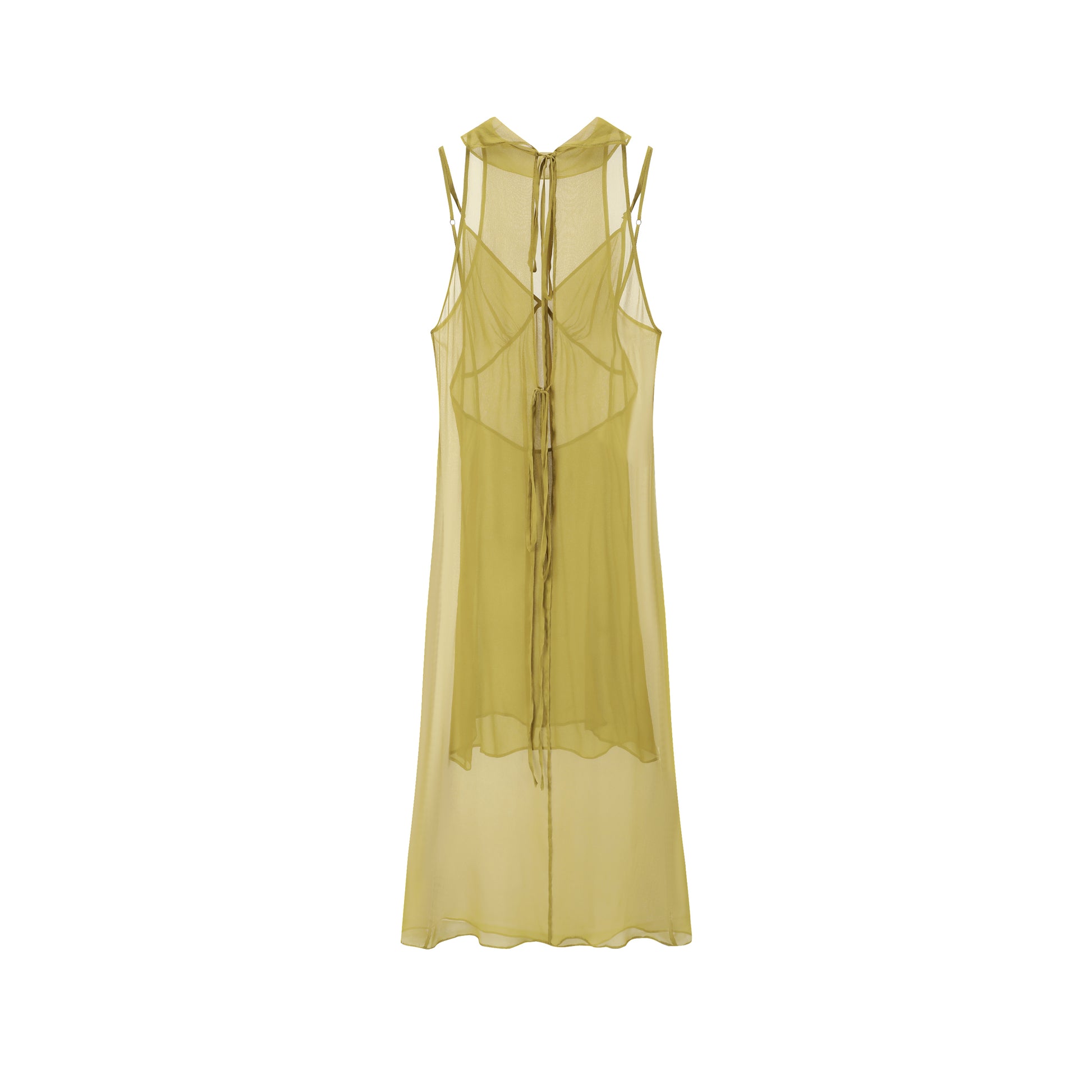 Soft Layered-sheer Dress