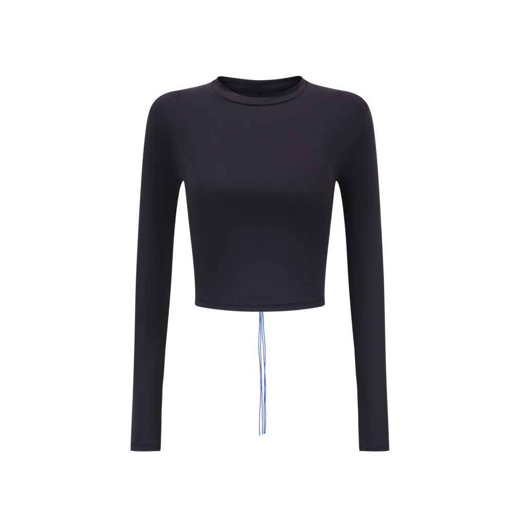 Open-back Lase-up Top