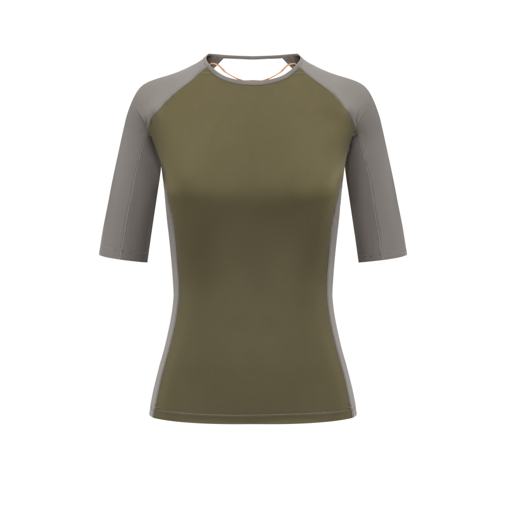 Open-back Lase-up Active Top