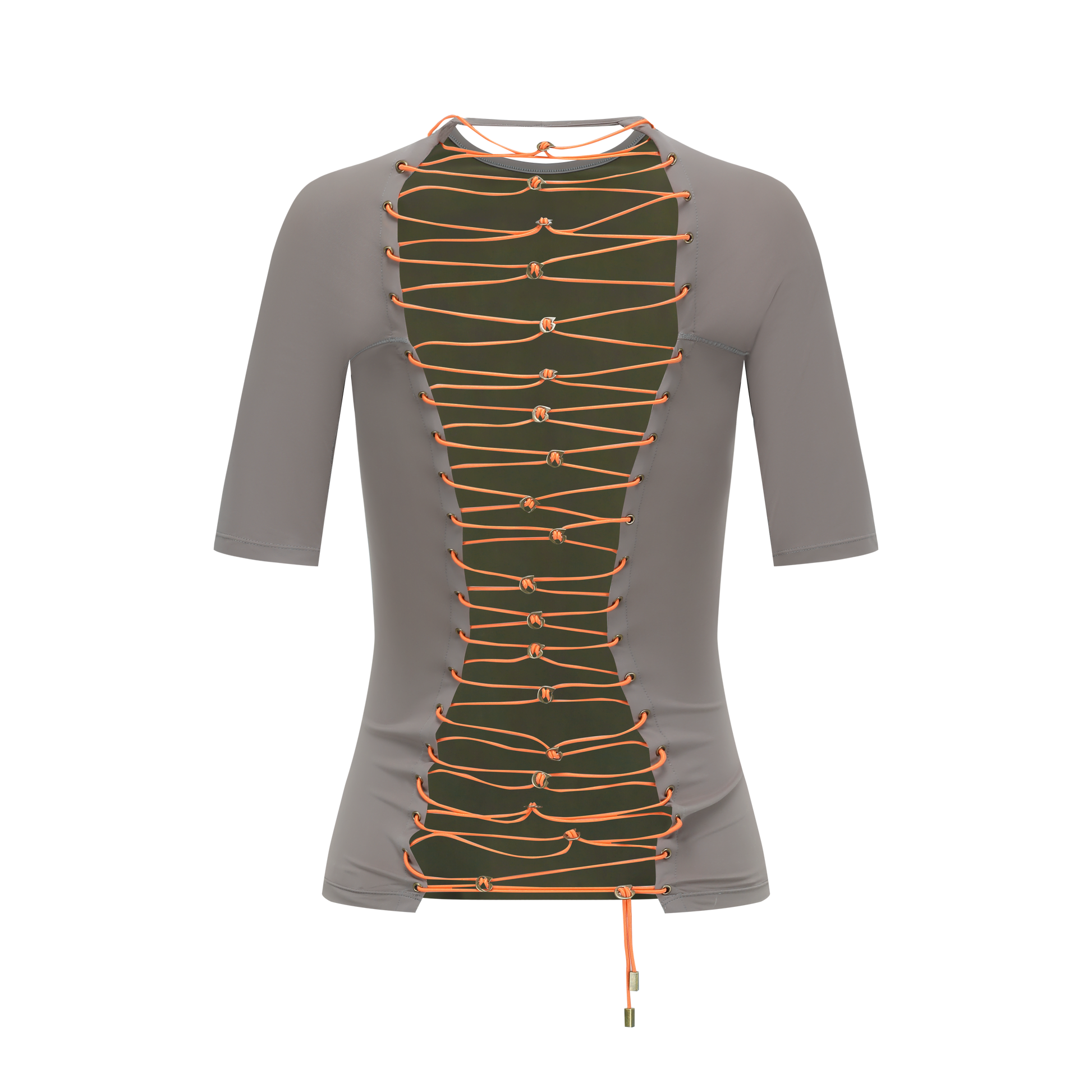 Open-back Lase-up Active Top