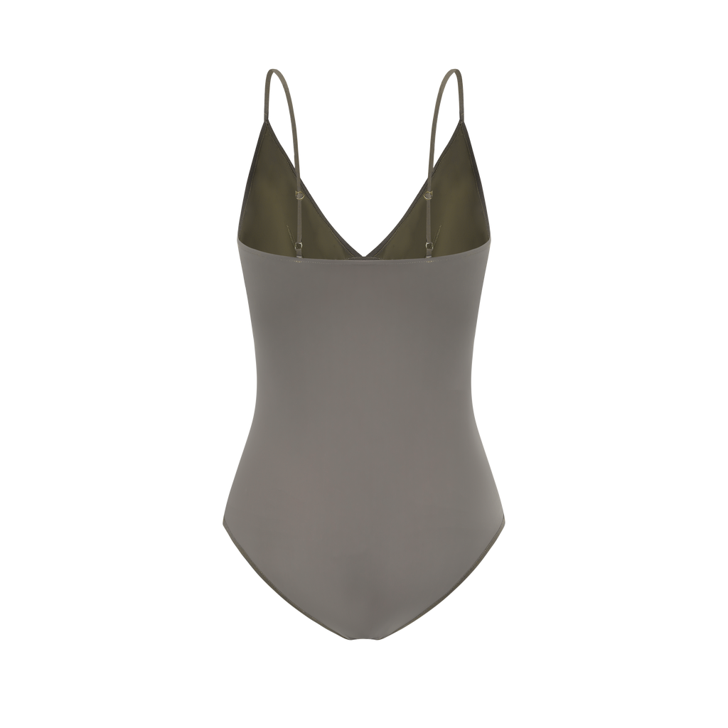 Olive-mixed Bodysuit