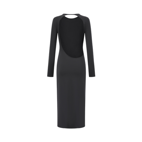 Asymmetrical Open-back Dress