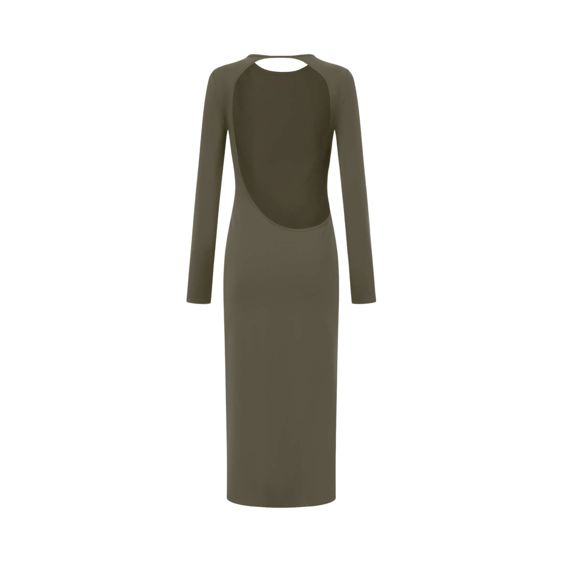 TING GONG I Asymmetrical Open-back Dress TING GONG I Asymmetrical Open-back Dress