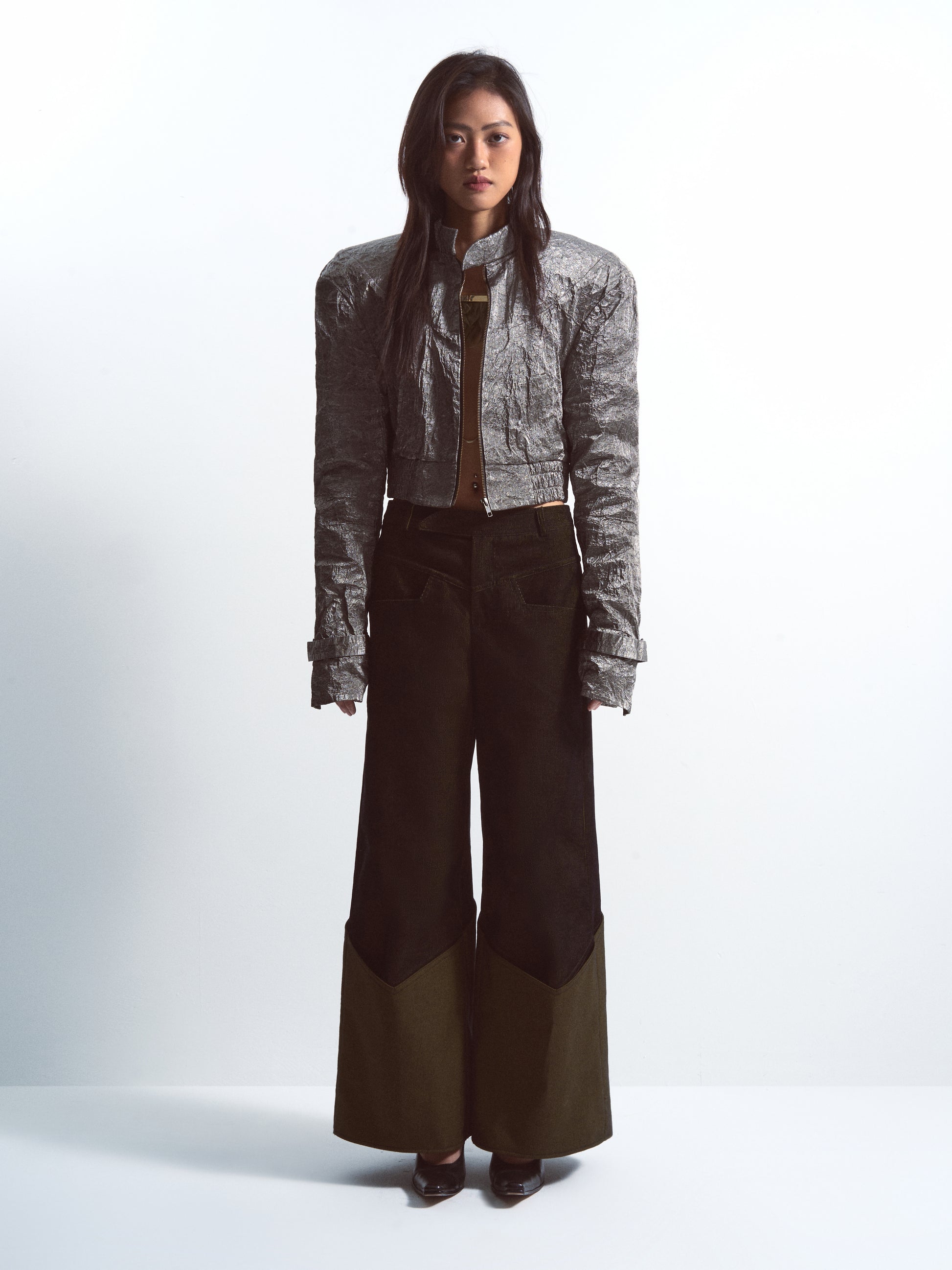 Corduroy Wide Trousers